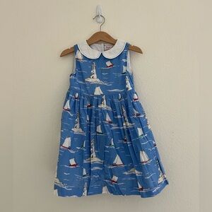 Trotters London Confiture Sailboat Lighthouse Dress